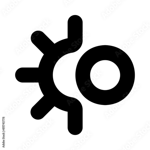 eclipse flat vector illustration
