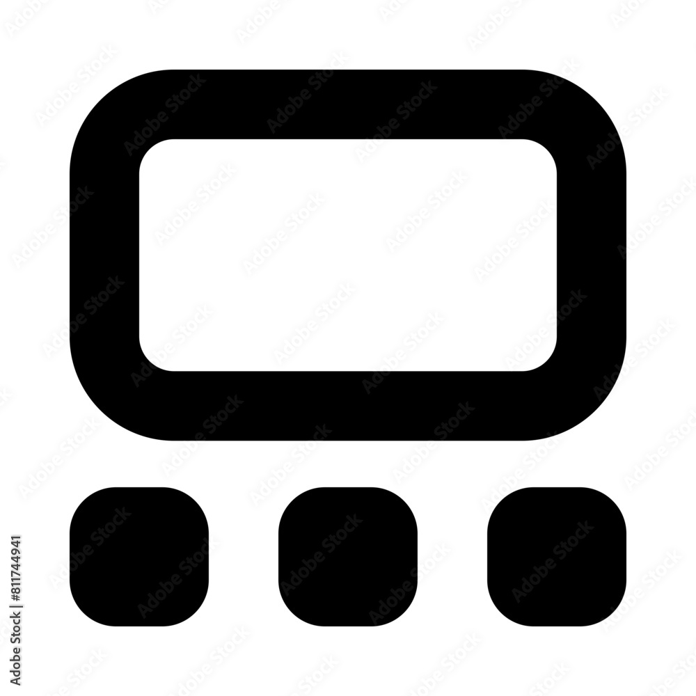 gallery thumbnails flat vector illustration gallery thumbnails flat vector illustration