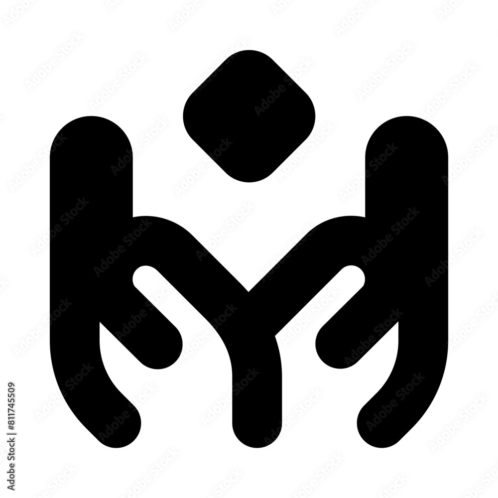 hands holding diamond flat vector illustration hands holding diamond flat vector illustration