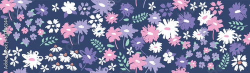 Floral background for textile, swimsuit, pattern covers, surface, wallpaper, gift wrap.   © Tatiana