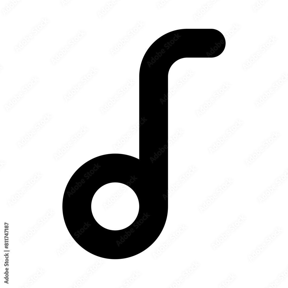 music note flat vector illustration music note flat vector illustration