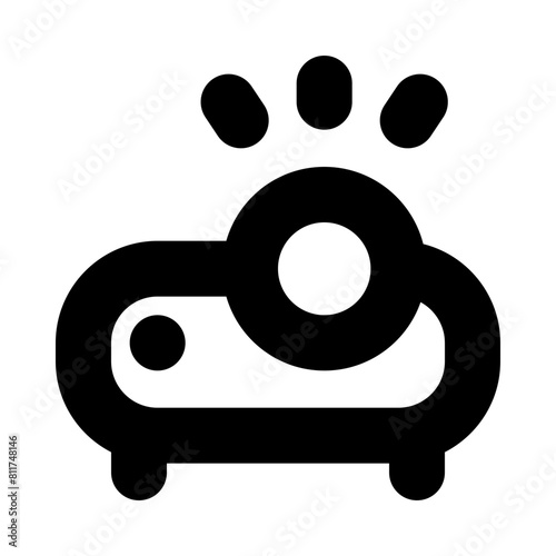 projector flat vector illustration