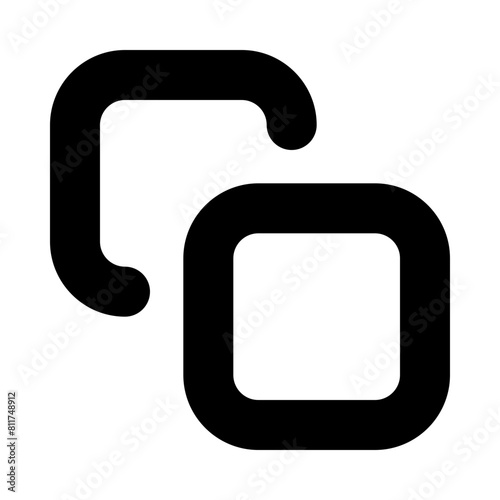 send backward flat vector illustration