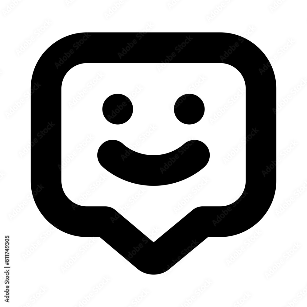 smiley comment flat vector illustration smiley comment flat vector illustration