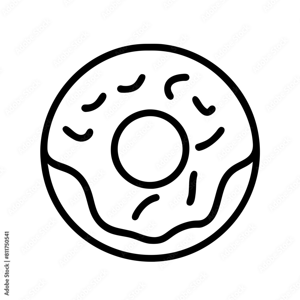 Fototapeta premium Donut Symbol