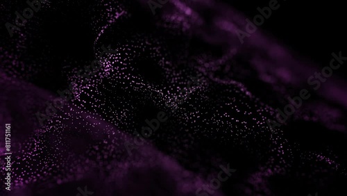 Abstract Pink Particles Background