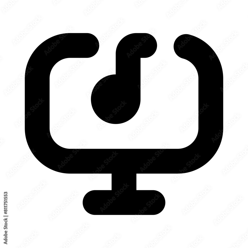 tv music flat vector illustration tv music flat vector illustration