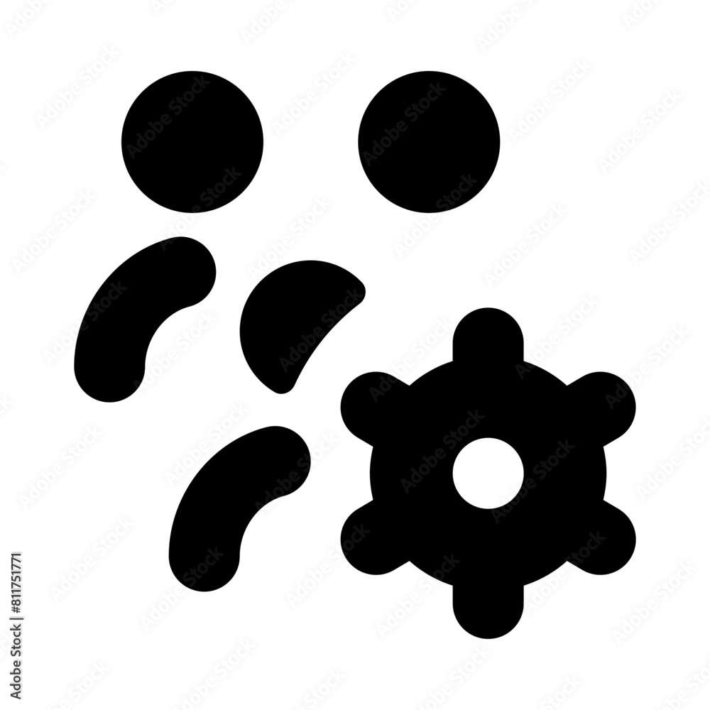 users gear flat vector illustration users gear flat vector illustration