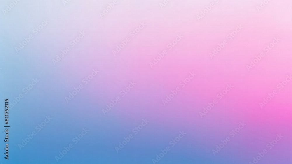 Blurred color gradient pink and blue grainy color gradient background