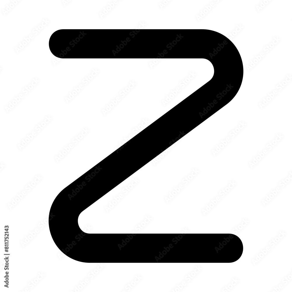 z flat vector illustration z flat vector illustration