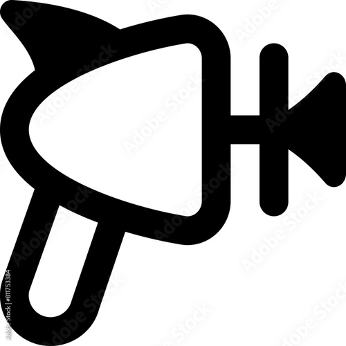 radio icon flat vector