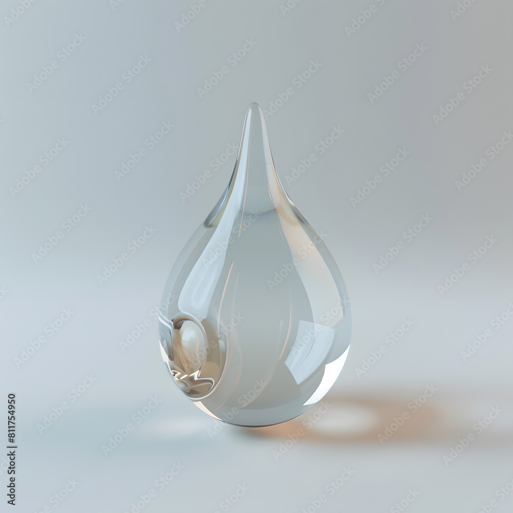 Drop of water isolated on white background Drop of water isolated on white background