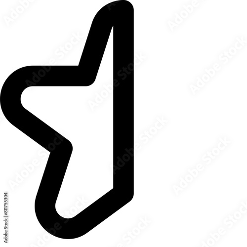 star of david icon flat vector