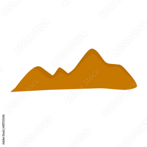 brown hill illustration