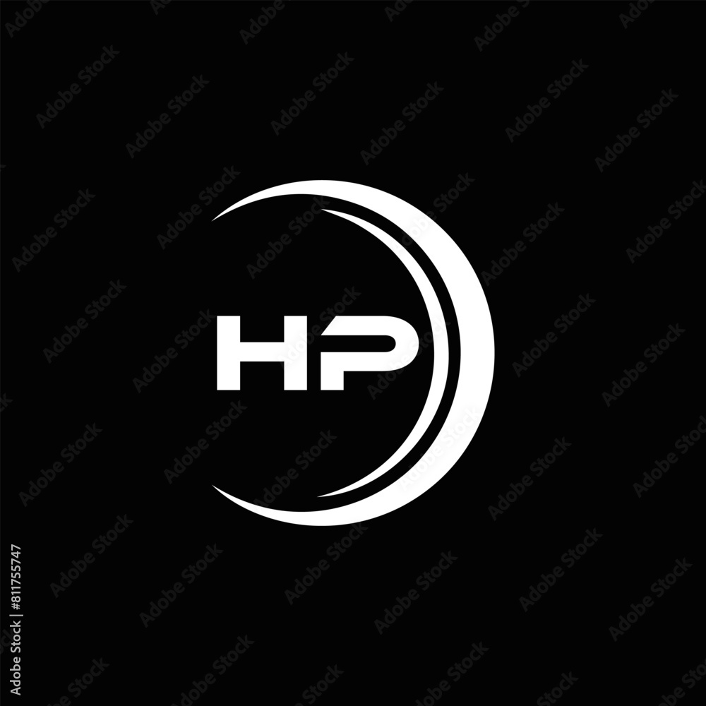 HP logo. H P design. White HP letter. HP, H P letter logo design. Initial letter HP linked circle uppercase monogram logo. H P letter logo vector design. HP logo. H P design. White HP letter. HP, H P letter logo design. Initial letter HP linked circle uppercase monogram logo. H P letter logo vector design.