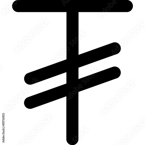 tty icon flat vector