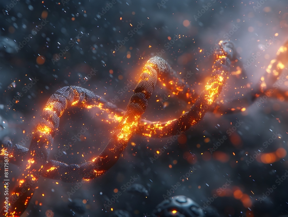 Explosive Genetic Mutation Symbolizing Tragedy and Loneliness in a Sci Fi Display Explosive Genetic Mutation Symbolizing Tragedy and Loneliness in a Sci Fi Display