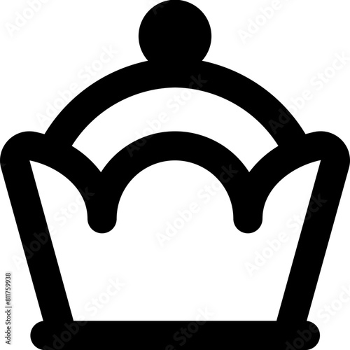 chess pawn icon flat vector