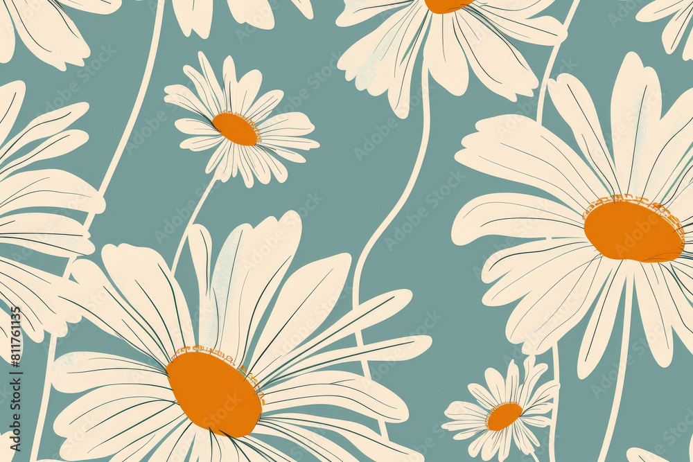 Seamless pattern with flowers and leaves. Hand-drawn . Floral pattern for wallpaper or fabric. Flowers and leaves. Texture background.. Beautiful simple AI generated image in 4K, unique. Seamless pattern with flowers and leaves. Hand-drawn . Floral pattern for wallpaper or fabric. Flowers and leaves. Texture background.. Beautiful simple AI generated image in 4K, unique.