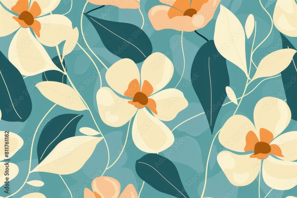 Vibrant floral design with playful nature-inspired elements.. Beautiful simple AI generated image in 4K, unique. Vibrant floral design with playful nature-inspired elements.. Beautiful simple AI generated image in 4K, unique.