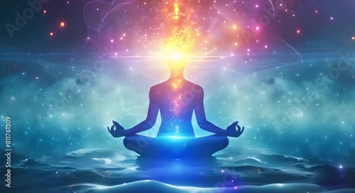 The Power of Deep Meditation: Building Spiritual Connections through Astral Communication and Telepathy. Concept Meditation, Astral Communication, Telepathy, Spiritual Connections