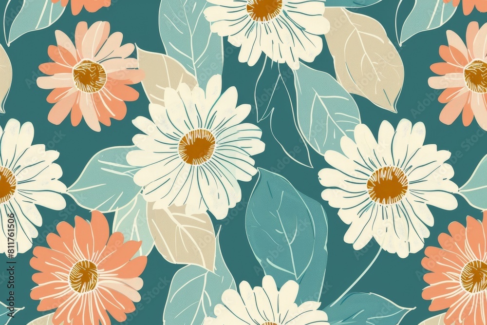 Vibrant floral design with playful nature-inspired elements.. Beautiful simple AI generated image in 4K, unique. Vibrant floral design with playful nature-inspired elements.. Beautiful simple AI generated image in 4K, unique.
