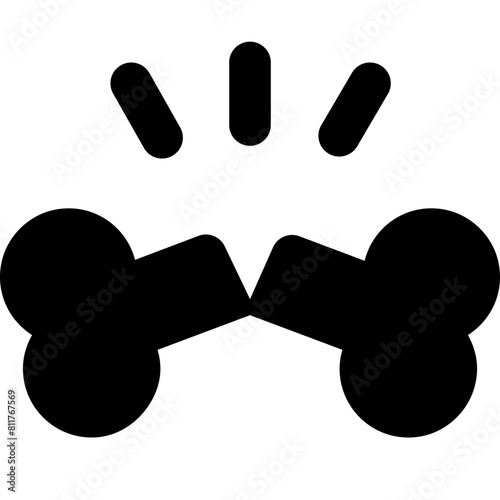 bone break line icon
