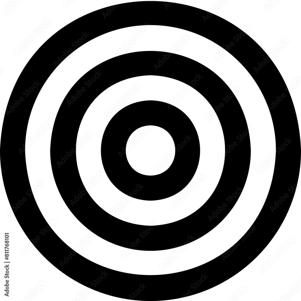 bullseye line icon bullseye line icon
