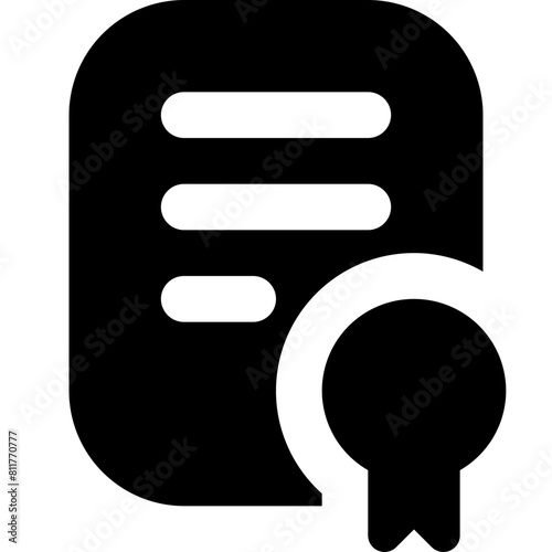diploma line icon