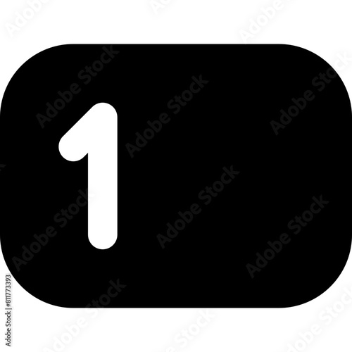 input numeric line icon
