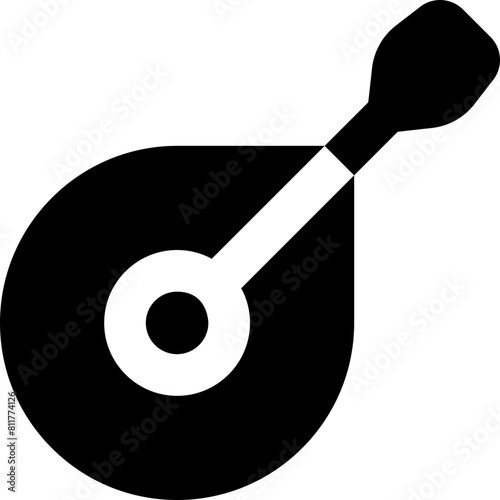 mandolin line icon