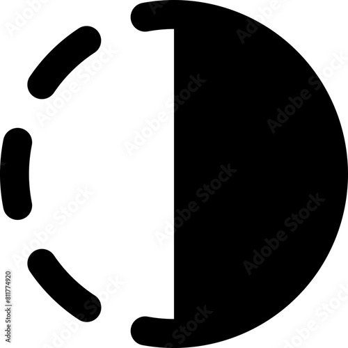 opacity line icon