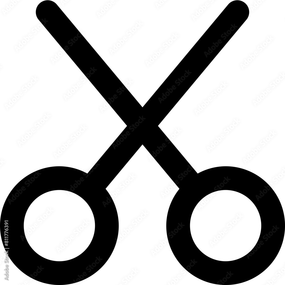 scissors line icon scissors line icon