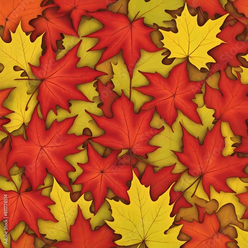 In shades ranging from brilliant reds and oranges to golden yellows and deep purples, maple leaves paint the trees with a kaleidoscope of color, casting a spellbinding spell over forests and woodlands