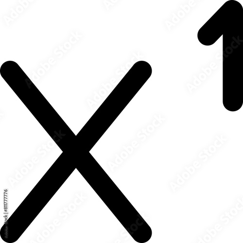 superscript line icon