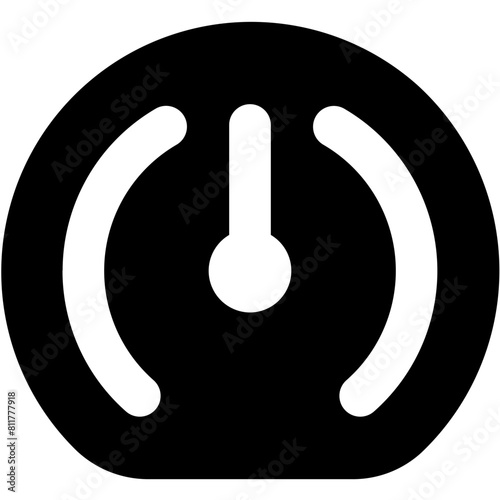 tachometer alt average line icon