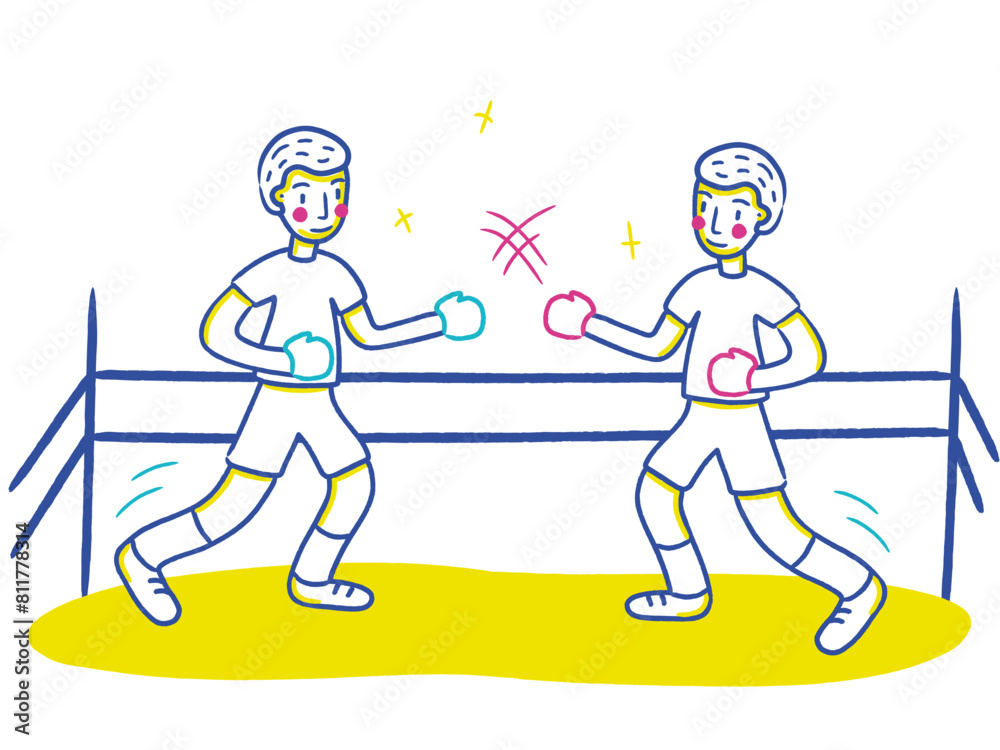 Naklejka premium Boxing