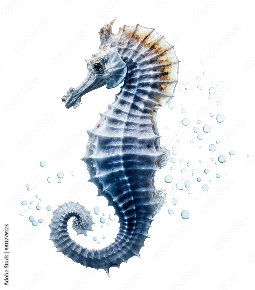 Fototapeta premium seahorse isolated on transparent background