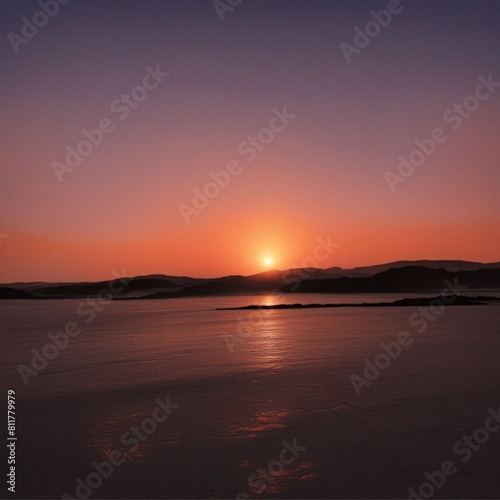 sunset at the sea