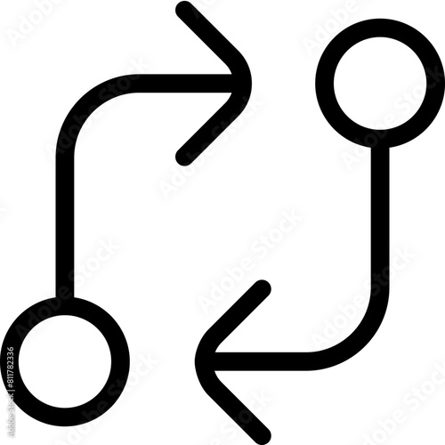 code compare icon flat vector