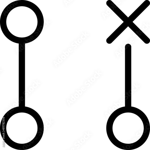 code pull request closed icon flat vector