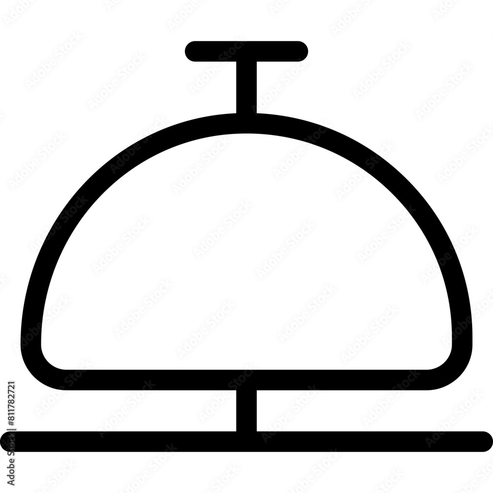 concierge bell icon flat vector concierge bell icon flat vector