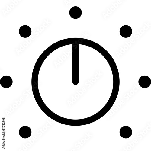 dial med icon flat vector