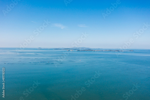 Aerial photography of Dalian Changshan Islands © nan