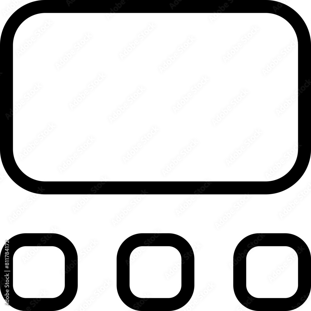 gallery thumbnails icon flat vector gallery thumbnails icon flat vector