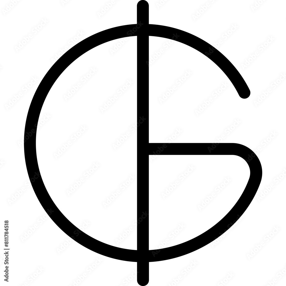 guarani sign icon flat vector guarani sign icon flat vector