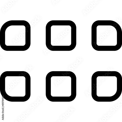 grip horizontal icon flat vector