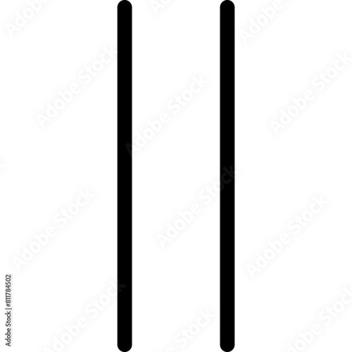 grip lines vertical icon flat vector