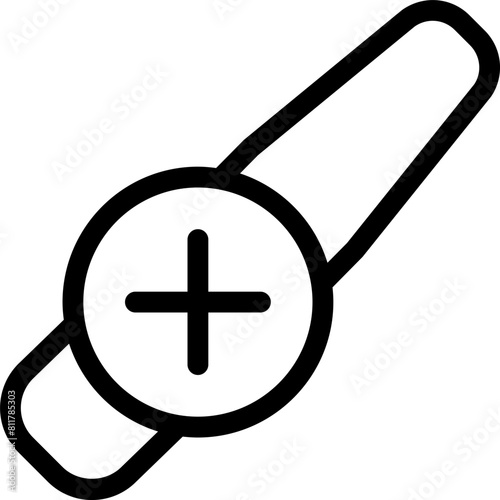 kazoo icon flat vector
