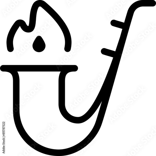 sax hot icon flat vector